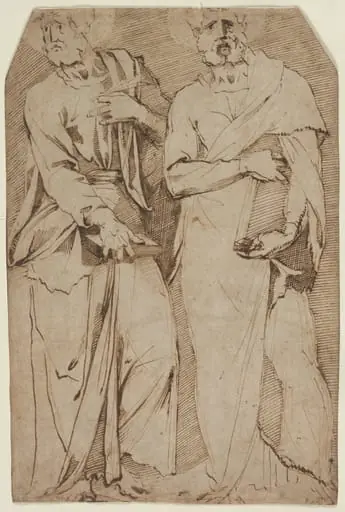 Two Standing Saints, by Giovanni Bandini