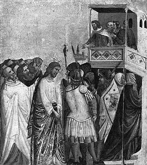 Christ in front of Pilate, by Giovanni Baronzio