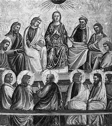 Descent of the Holy Ghost, by Giovanni Baronzio, unspecified