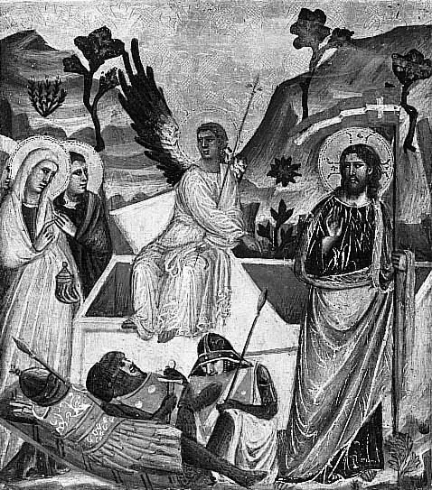 Resurrection of Christ, by Giovanni Baronzio