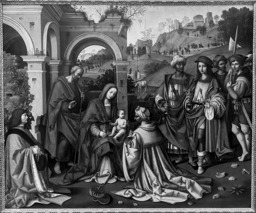 Adoration of the Kings, by Giovanni Battista Bertucci