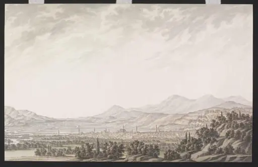 Güzel Hisar and the River Maeander, from the East, by Giovanni Battista Borra
