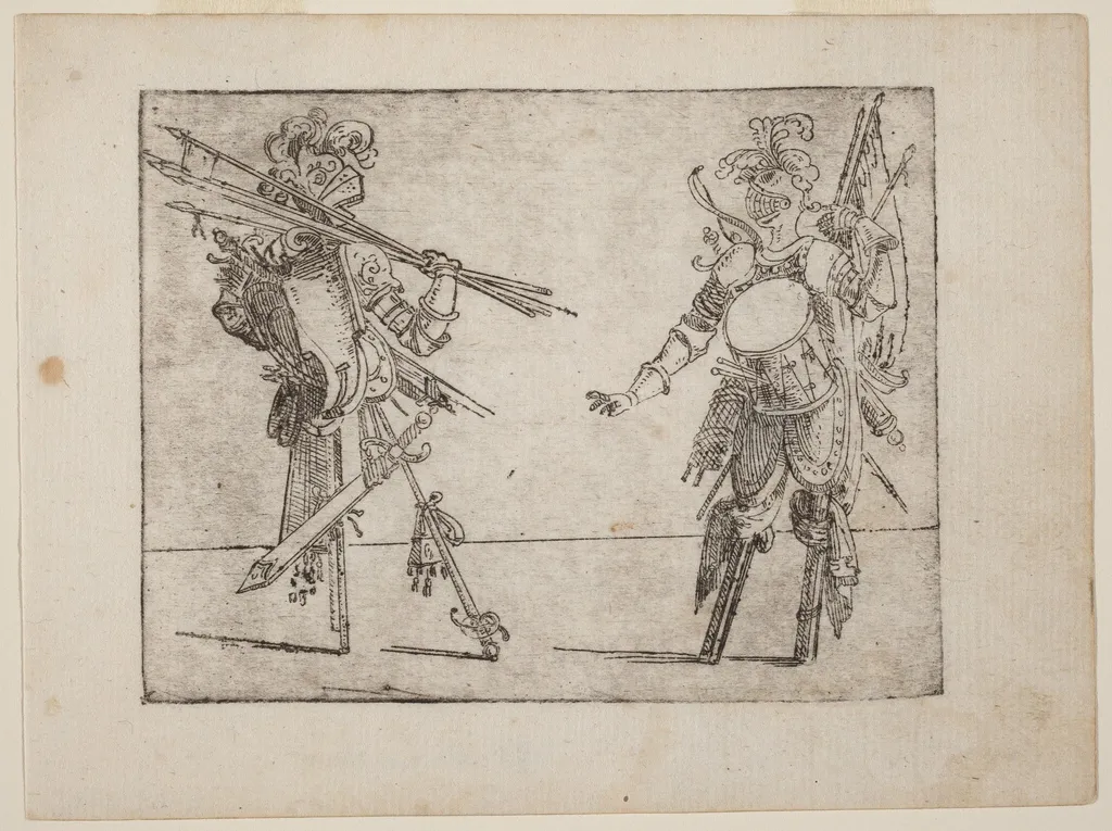 From "Bizzarie di varie Figure", by Giovanni Battista Bracelli, ink, 1624