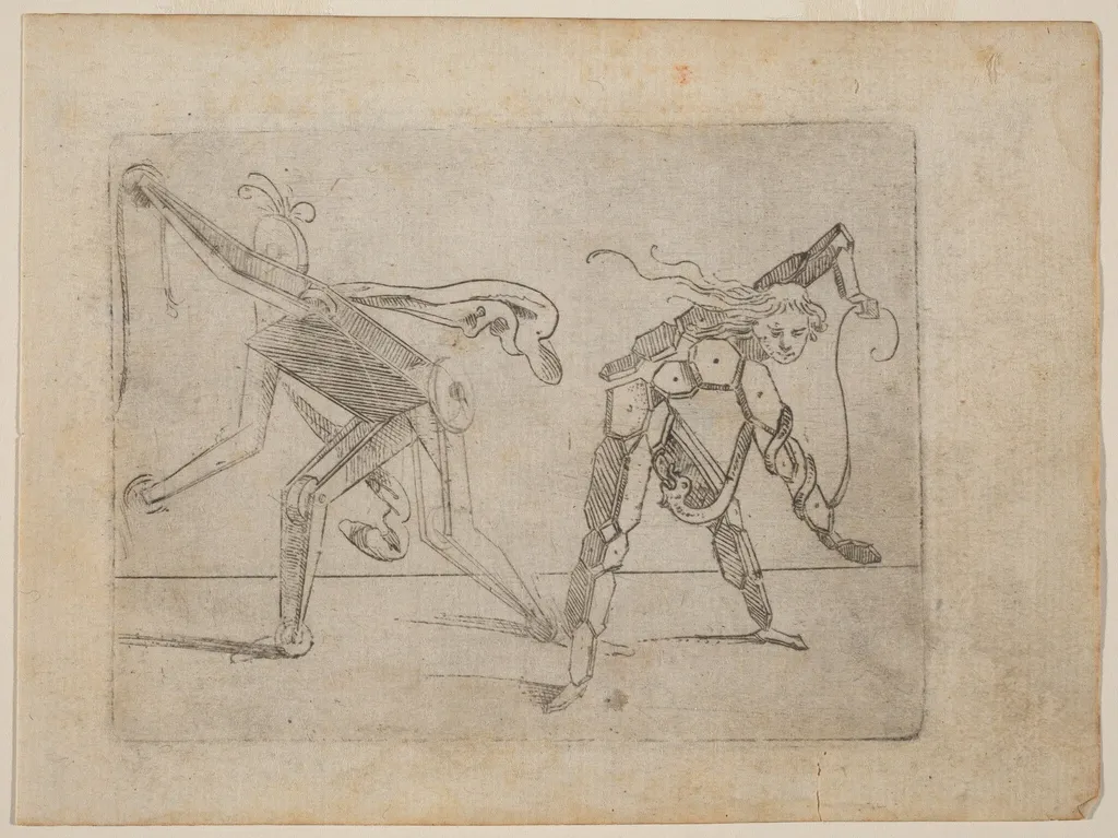 From "Bizzarie di varie Figure", by Giovanni Battista Bracelli, ink, 1624