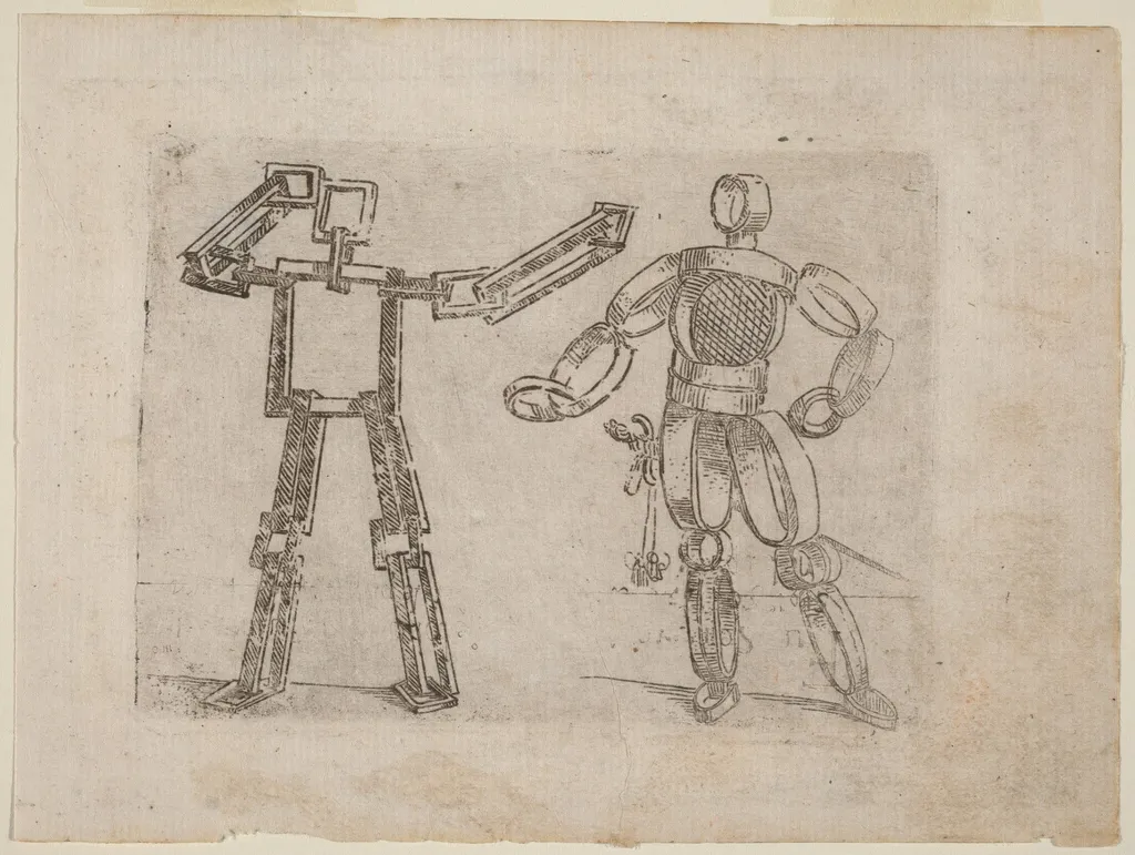 From "Bizzarie di varie Figure", by Giovanni Battista Bracelli, ink, 1624