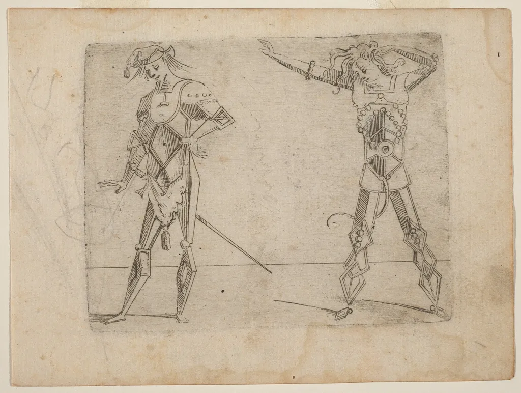 From "Bizzarie di varie Figure", by Giovanni Battista Bracelli, ink, 1624