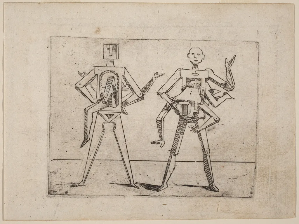From "Bizzarie di varie Figure", by Giovanni Battista Bracelli, ink, 1624
