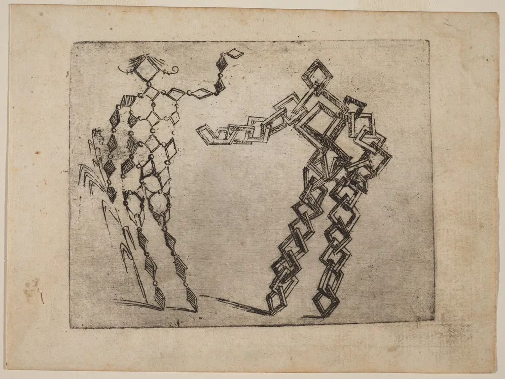 From "Bizzarie di varie Figure", by Giovanni Battista Bracelli, ink, 1624