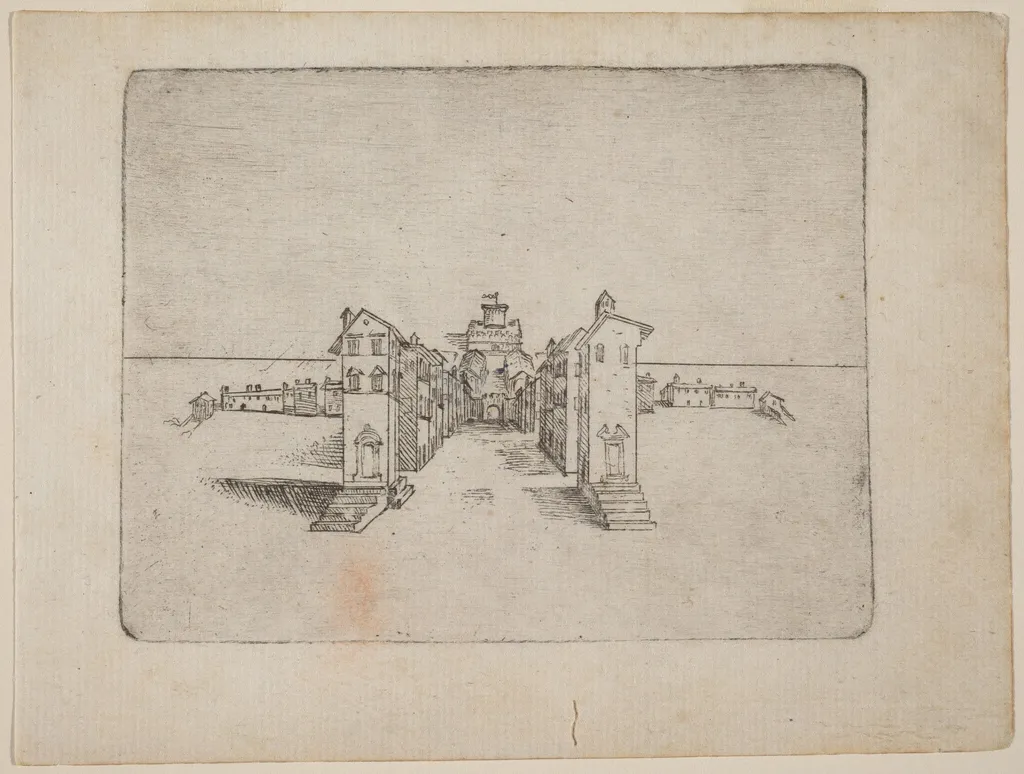 From "Bizzarie di varie Figure", by Giovanni Battista Bracelli, ink, 1624