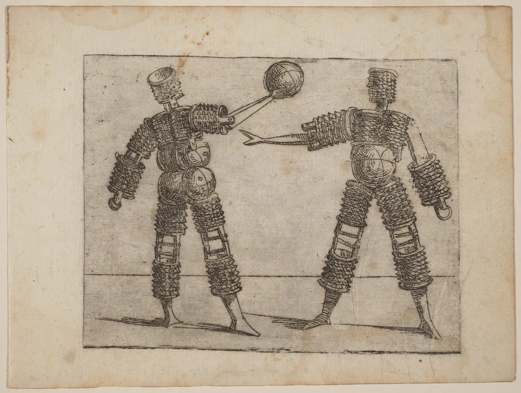 From "Bizzarie di varie Figure", by Giovanni Battista Bracelli, ink, 1624
