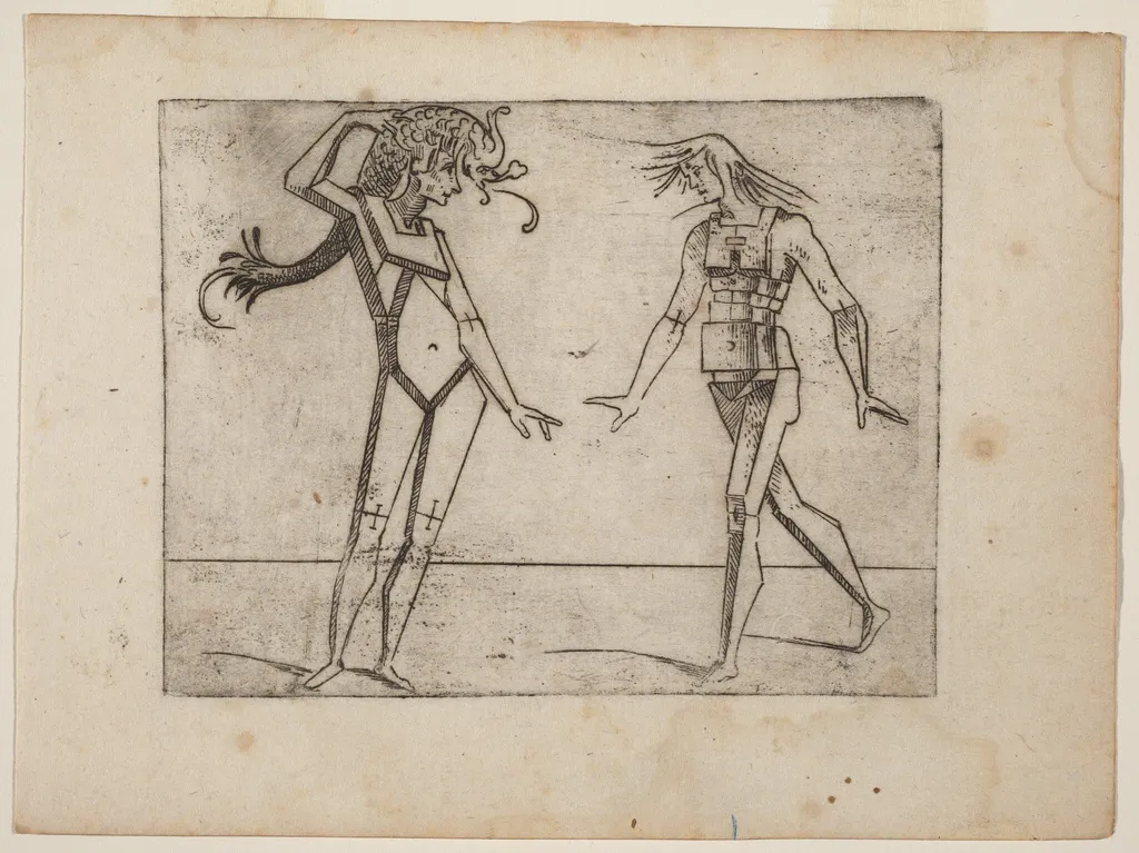 From "Bizzarie di varie Figure", by Giovanni Battista Bracelli, ink, 1624
