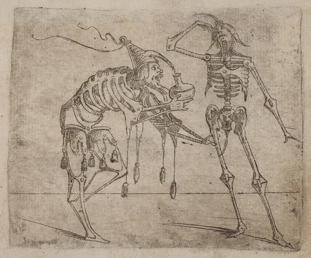 From "Bizzarie di varie Figure", by Giovanni Battista Bracelli, ink, 1624