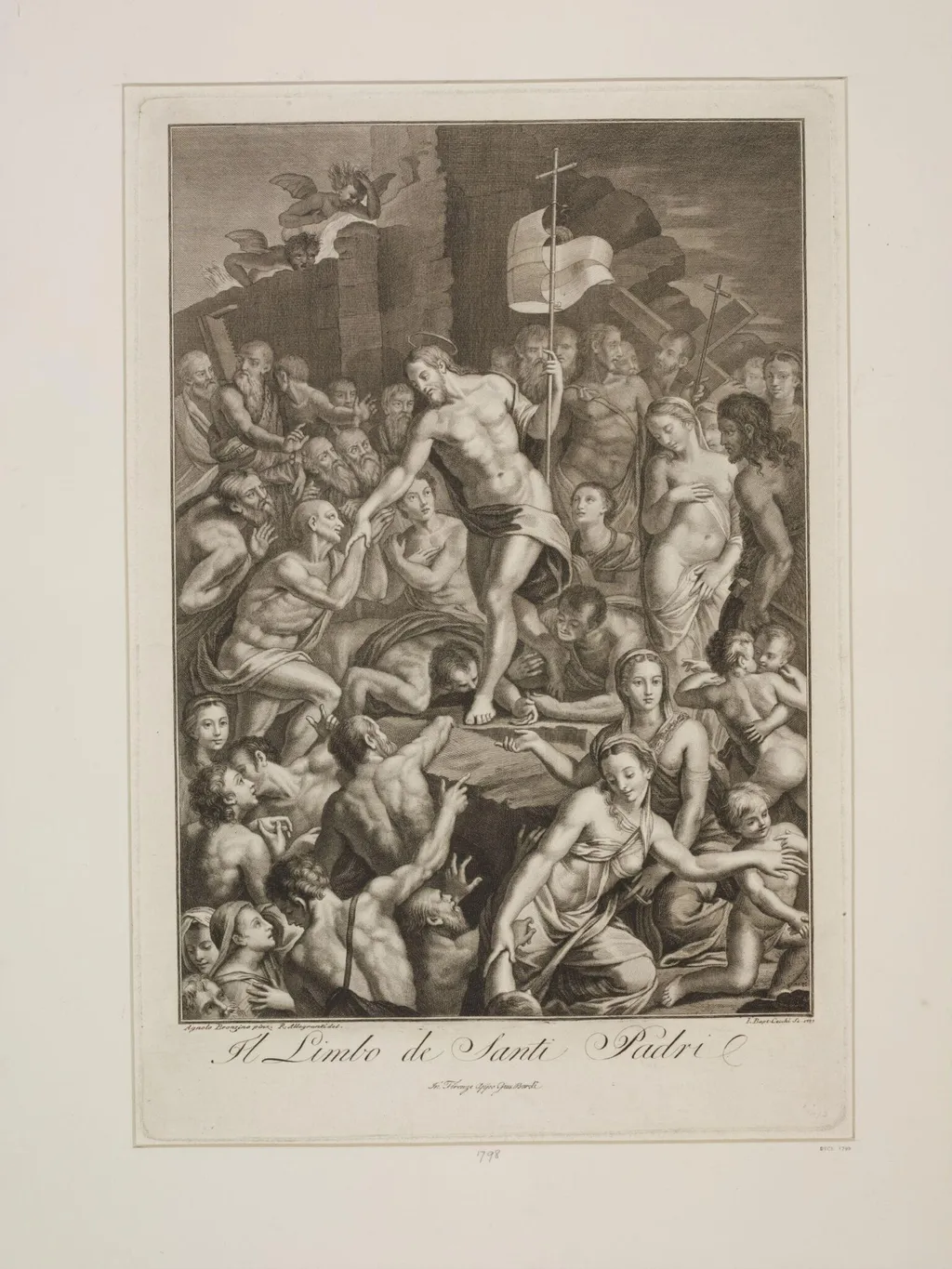 Jesus Christ in Limbo, by Giovanni Battista Cecchi, 1850