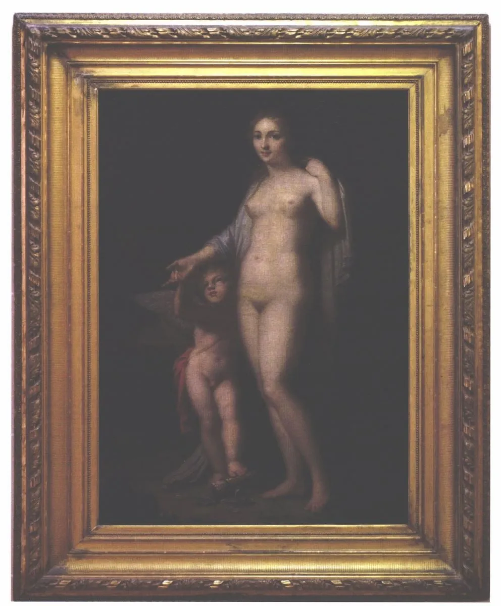 Venus și Amor, by Giovanni Battista cel Tânăr Lampi, unspecified, 1850