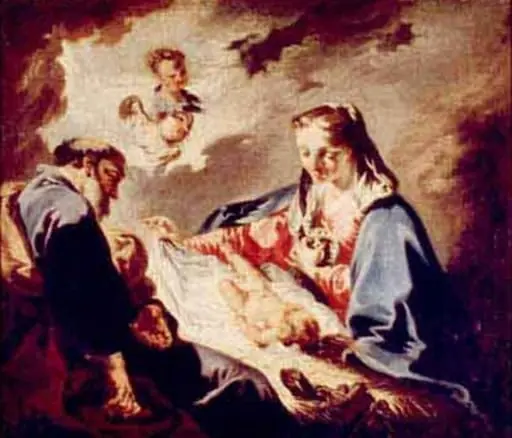 Nașterea lui Iisus, by Giovanni Battista, cel Tânăr Pittoni, 1699