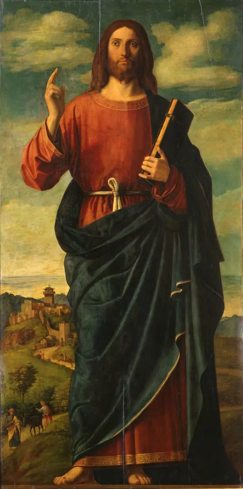 Christ blessing, by Giovanni Battista Cima da Conegliano, unspecified, 1505