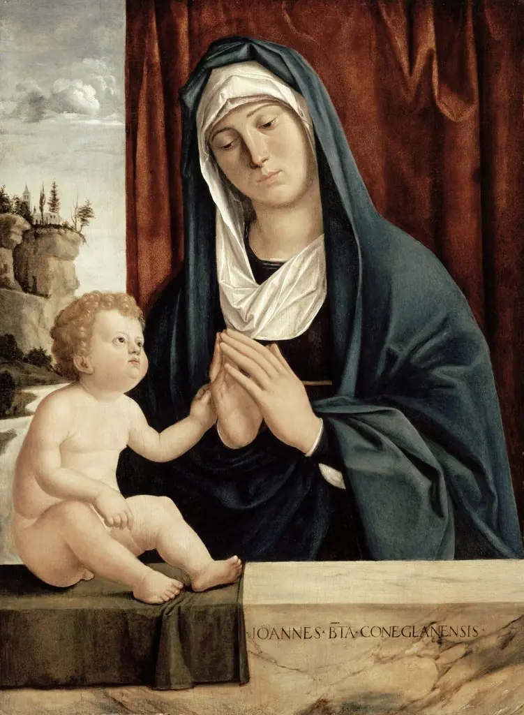 Madonna and Child, by Giovanni Battista Cima da Conegliano, 1500