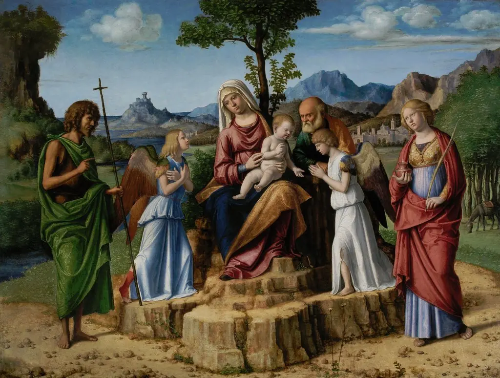Rest on the Flight into Egypt, by Giovanni Battista Cima da Conegliano
