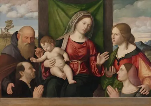 Virgin and Child with Saints and Donors, by Giovanni Battista Cima da Conegliano