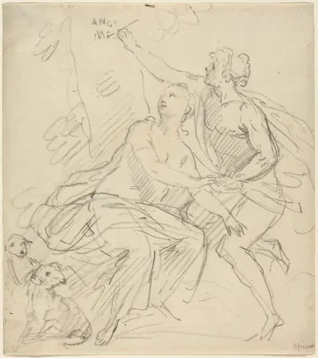 Angelica and Medoro, by Giovanni Battista Cipriani