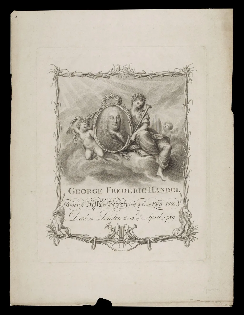 H Beard Print Collection, by Giovanni Battista Cipriani, 1750