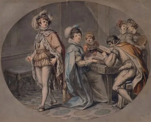The Jealousy of Darnley, by Giovanni Battista Cipriani