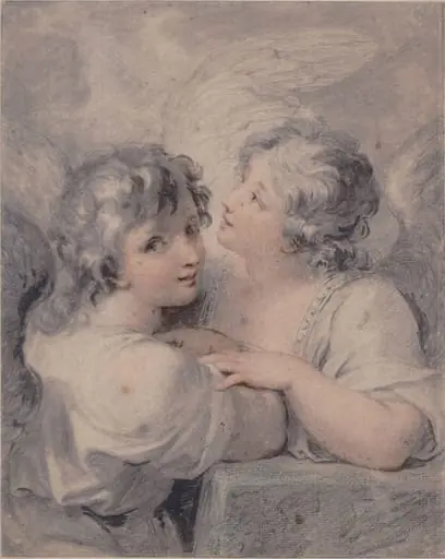 Two Angels, by Giovanni Battista Cipriani