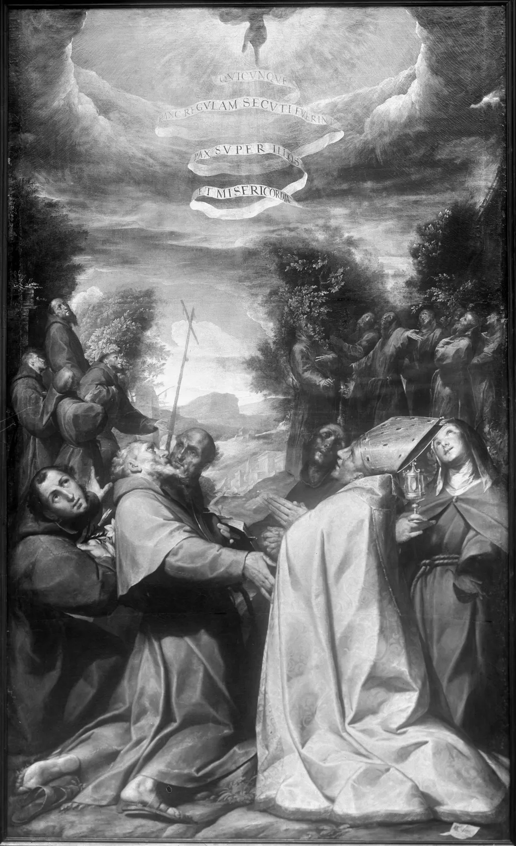 Franciscan vows, by Giovanni Battista Crespi, paint, 1600