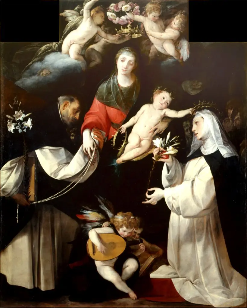 The Madonna of the Rosary, by Giovanni Battista Crespi