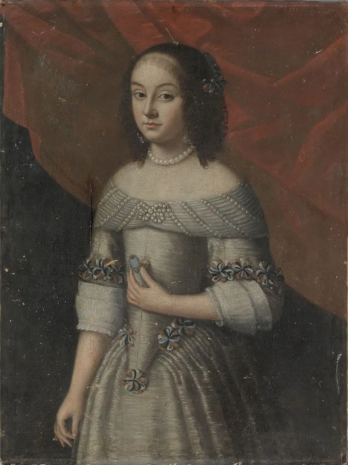 Bildnis einer Hofdame, by Giovanni Battista Curlando, unspecified