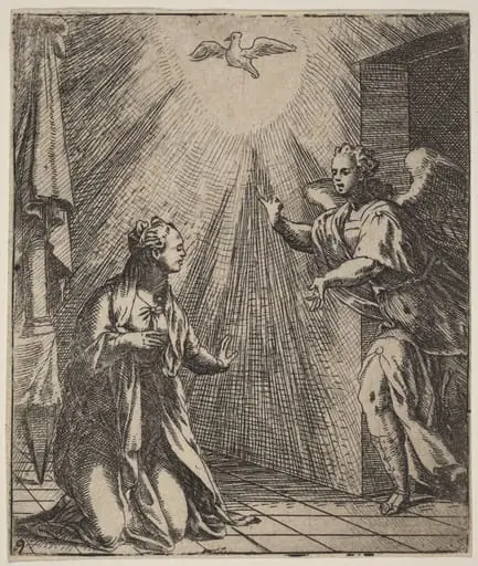 The Annunciation, by Giovanni Battista Fontana
