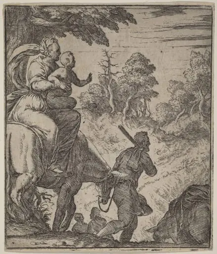 The Flight into Egypt, by Giovanni Battista Fontana