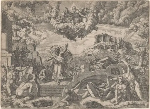 The Vision of Ezekiel, by Giovanni Battista Fontana