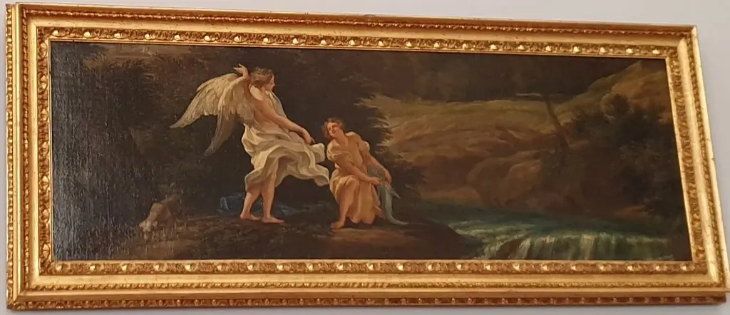 Landscape with Tobias and the Angel, by Giovanni Battista Gaulli