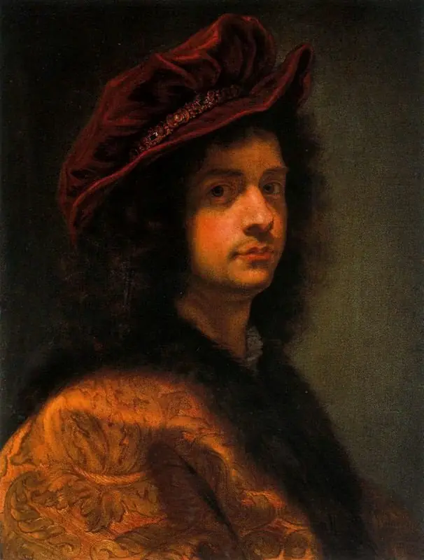 Self-portrait, by Giovanni Battista Gaulli