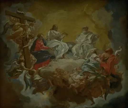 St Agnes in Glory, by Giovanni Battista Gaulli
