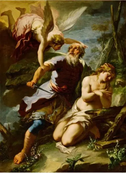 Isaac's offering, by Giovanni Battista Lama