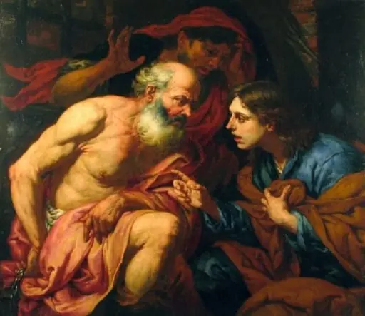 Iosif tălmăcind visele în închisoare, by Giovanni Battista Langetti