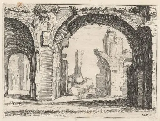 Antonine Baths, or Baths of Caracalla, by Giovanni Battista Mercati