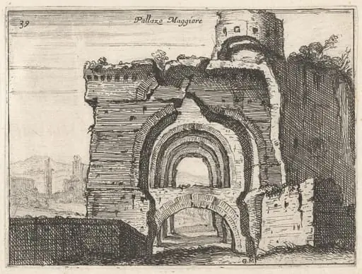 Palazzo Maggiore (Imperial Palace on the Palatine), by Giovanni Battista Mercati