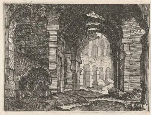 The Ruins of the Colosseum, by Giovanni Battista Mercati