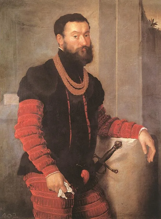 A Soldier, by Giovanni Battista Moroni, oil, 1555