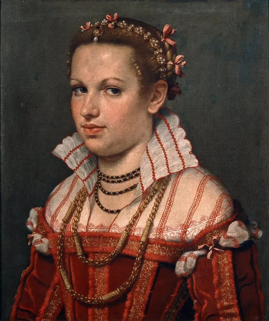 Isotta Brembati, by Giovanni Battista Moroni