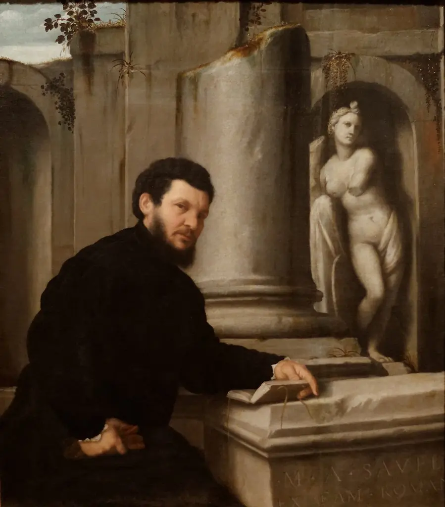 Marco Antonio Savelli, by Giovanni Battista Moroni