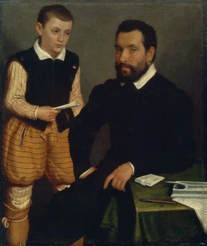 Portrait of a Man and a Boy (Count Alborghetti & Son), by Giovanni Battista Moroni