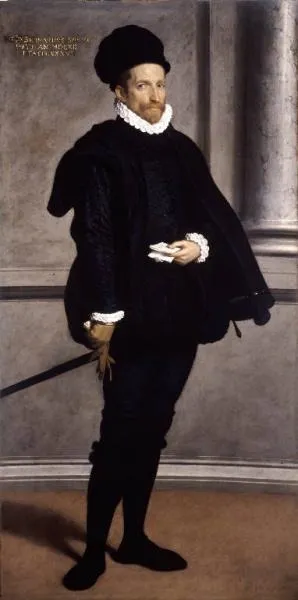 Portrait of Bernardo Spini, by Giovanni Battista Moroni, oil, 1574