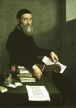 Portrait of Giovanni Bressani (1490 - 1560), by Giovanni Battista Moroni