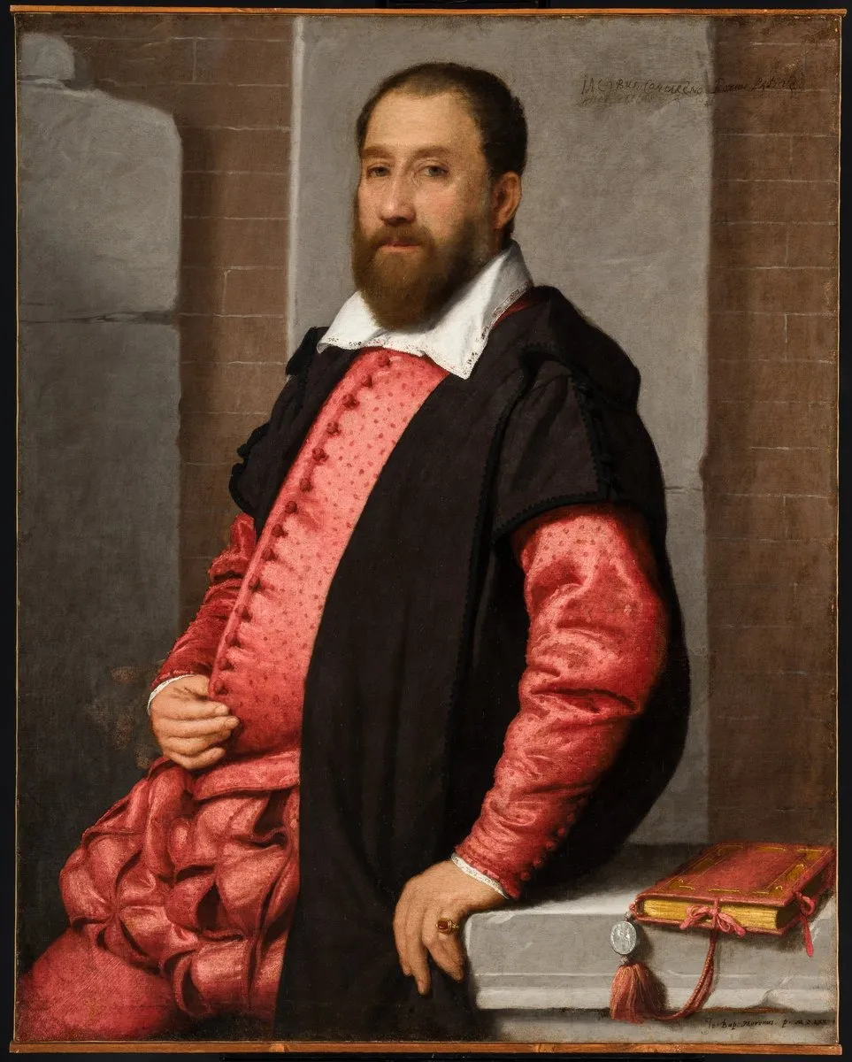 Portrait of Jacopo Foscarini, by Giovanni Battista Moroni, oil, 1570