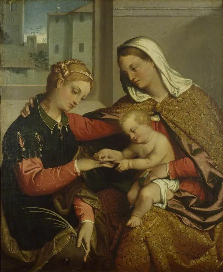 The Mystic Marriage of St Catherine, by Giovanni Battista Moroni