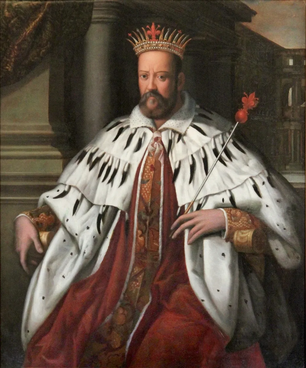 Portrait of Cosimo I de' Medici, Grand Duke of Tuscany, by Giovanni Battista Naldini, oil